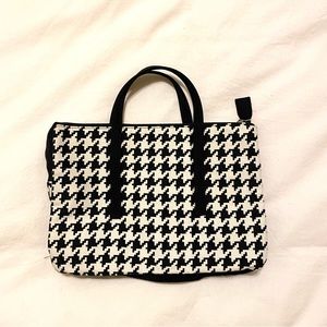 Vintage 90s houndstooth purse